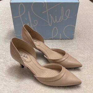 Life Stride Women's Nude Heels, 9.5W